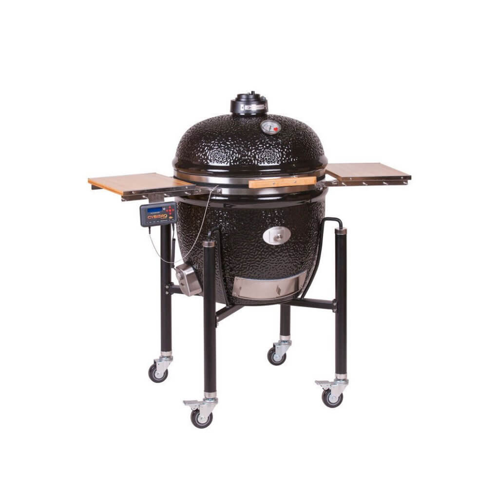 Monolith Classic Bbq Guru Pro Schwarz Mit Gestell Seitentischen